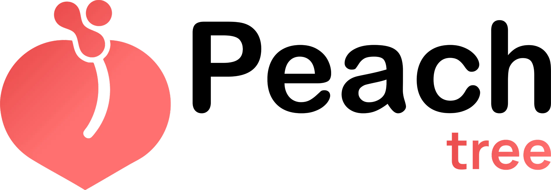 Logo Peachtree Hitam